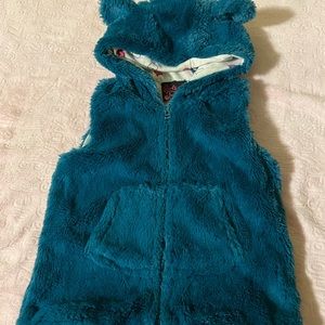 Girl Blue vest size 18months